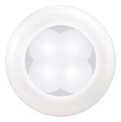 Picture of Hella 980500541 Round LED Courtesy Light White Housing