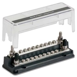 Picture of Blue Sea Systems 2307 Busbar 4x 1/4" Stud Common Bus with Insulated Cover