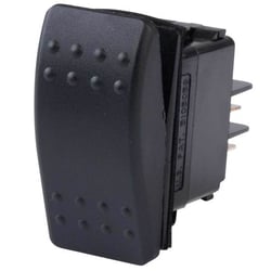 Picture of BEP Marine 1001811 Weather Resistant Contura Rocker Switch Off-On DPST Illuminated Amber