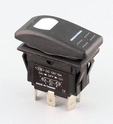 Picture of SeaSense 50031019 6-Pole Splash-Proof Switch without LED