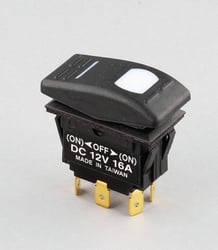 Picture of SeaSense 50031263 6 Pole Illuminated Rocker Switch Momentary On/Off/Momentary On