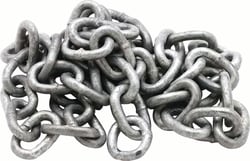 Picture of SeaSense 50074742 Hot Dipped Galvanized Anchor Chain 1/4" x 4'