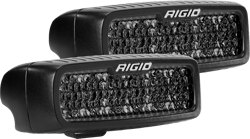 Picture of RIGID Industries 905513BLK SR-Q Series Pro Midnight Edition Spot Diffused LED Light Pod Pair