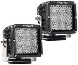 Picture of RIGID Industries 322313 D-XL PRO LED Light Pair Flood Diffused Surface Mount Black
