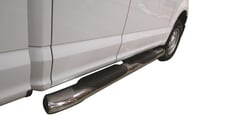 Picture of TrailFX A8239S 6 Inch Oval Bent Stainless Steel Rocker Panel Mount Step Bars