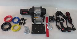 Picture of TrailFX W35B 3500 lb ATV/UTV Electric Winch with Steel Cable and Roller Fairlead