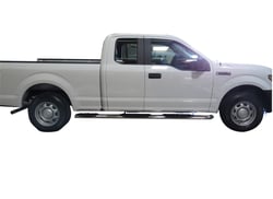 Picture of TrailFX A7050S 5 Inch Oval Nerf Bars Polished Stainless Steel Side Steps