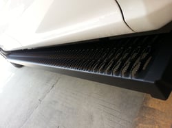 Picture of TrailFX RBA013TI Aluminum Running Boards 6.5" x 53" Rocker Panel Mount 250 lb Capacity