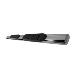 Picture of TrailFX A7041S 5 Inch Oval Straight Nerf Bar Side Steps Polished Stainless Steel Rocker Panel Mount