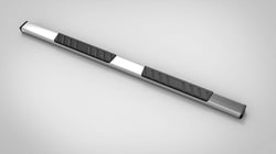 Picture of TrailFX A4011S 4 Inch Trapezoid Side Step Bar Polished Stainless Steel