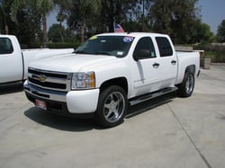 Picture of TrailFX A7003S 5 Inch Oval Straight Side Step Bars Polished Stainless Steel