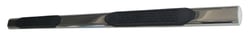 Picture of TrailFX A1530S 4 Inch Oval Straight Polished Stainless Steel Step Bar