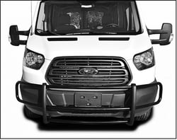 Picture of TrailFX E0027B Powder Coated Grille Guard - Gloss Black Steel