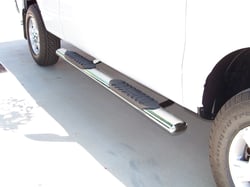 Picture of TrailFX A7014S 5 Inch Oval Polished Stainless Steel Side Steps
