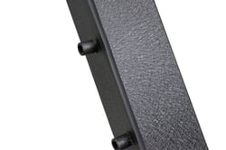 Picture of TrailFX J052RF 5.5 Inch Tire Coverage Textured Pwdr Ctd Black 1.5 Inch Steel Tubing Set Of 2