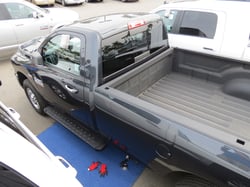 Picture of TrailFX RBW10B Powder Coated Black Steel Running Board 300 Lb Capacity
