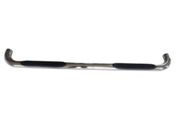 Picture of TrailFX 1130340041 3 Inch Round Stainless Steel Side Step Bars Rocker Panel Mount
