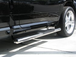 Picture of TrailFX A7040S 5 Inch Oval Straight Stainless Steel Rocker Panel Side Steps