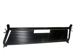 Picture of TrailFX H0004B Round Tube Louvered Headache Rack Black Powder Coated Steel