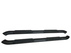Picture of TrailFX A1007B 4 Inch Oval Bent Side Steps Black Powder Coated Steel