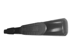 Picture of TrailFX A8223B 6 Inch Oval Straight Side Step Bars Powder Coated Black Steel