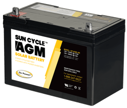 Picture of Go Power GP-AGM-100-12V 100Ah Deep Cycle AGM Solar Battery 12V