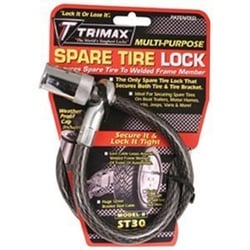Picture of Trimax ST30 Spare Tire Cable Lock 36 Inch Braided Steel