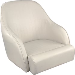 Picture of Springfield Marine 1040407 Bucket Seat White Marine Grade Vinyl