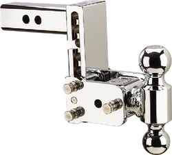 Picture of B&W TS10037C Tow & Stow Dual Ball Chrome Adjustable Hitch
