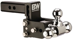 Picture of B&W TS10048B Tow & Stow Adjustable Tri-Ball Hitch Mount 2" Receiver