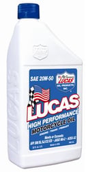 Lucas Oil 10700 SAE 20W-50 Motorcycle Oil - 1 Quart — image 4