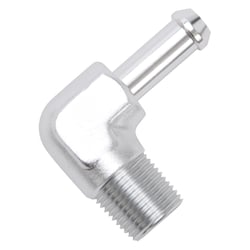 Edelbrock 8168 90° Heater Hose Fitting 3/8" NPT 3/8" Barb Aluminum — image 2