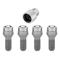 McGard 27226 Cone Seat Wheel Lock Bolts Chrome M14x1.25 17mm Hex — image 2