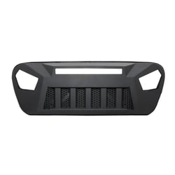 Picture of TrailFX JL09T Aluminum Grille with LED Light Bar Cutout for Jeep JL