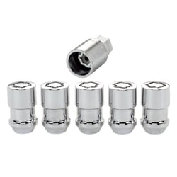 Picture of McGard 24538 Chrome Cone Seat Wheel Locks 5-Lock Set 1/2"-20