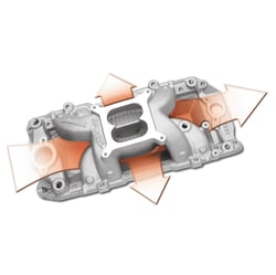 Picture of Edelbrock 7561 RPM Air-Gap Intake Manifold for Big Block Chevy 396-502