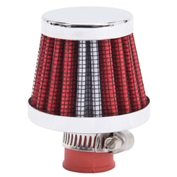 Picture of Edelbrock 43511 Pro-Flo Valve Cover Breather 9mm Inlet Red Conical Filter