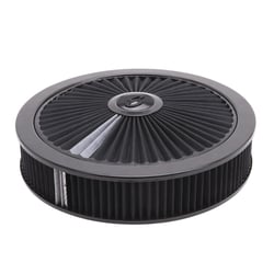 Edelbrock 43662 Pro-Flo 14" Round Air Cleaner Assembly Black with 3" Element — image 2