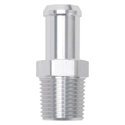Picture of Edelbrock 8160 Straight Heater Hose Fitting 1/2" NPT 5/8" Barb