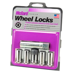 Picture of McGard 25540 Tuner Style Cone Seat Wheel Locks Chrome 5-Piece Set