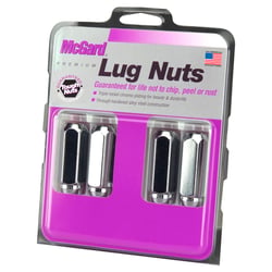 McGard 64020 Chrome Lug Nuts M14x2.0 Cone Seat 13/16" Hex Set of 4 — image 3