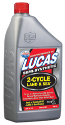 Picture of Lucas Oil 10467 Semi-Synthetic 2-Cycle Land and Sea Oil - 1 Quart
