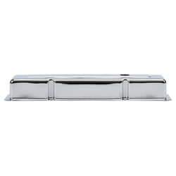 Edelbrock 4449 Signature Series Valve Covers Chrome Low Profile Small Block Chevy 262-400 — image 2