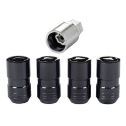 Picture of McGard 24216 Cone Seat Wheel Locks M14x1.5 Thread - Black Finish - Set of 4