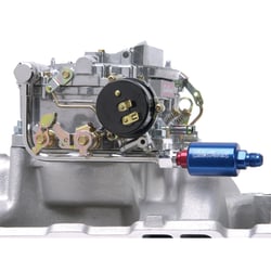 Edelbrock 8134 Chrome Steel Fuel Line & Filter Kit for EPS Carburetors — image 2