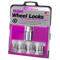 McGard 24154 Cone Seat Wheel Locks Chrome M12x1.25 13/16" Hex — image 3