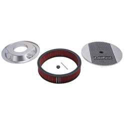 Picture of Edelbrock 4266 Elite II Series 14" Round Air Cleaner Assembly with 3" Pro-Flo Filter