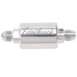Edelbrock 8129 High Flow Billet Aluminum Fuel Filter with 40 Micron Element — image 2