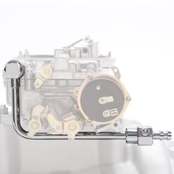 Edelbrock 8126 Chrome Steel Fuel Inlet Line 3/8" Barbed Fitting — image 2