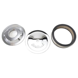 Edelbrock 1221 Pro-Flo 14" Chrome Round Air Cleaner 3" Element Deep Flange — image 3